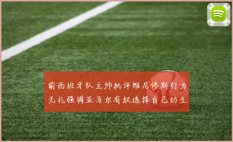 前西班牙队主帅批评维尼修斯行为无礼强调亚马尔有权选择自己的生活方式